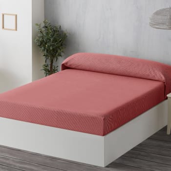 PAUL - Pack 2 unidades plaids multiusos sofa cama rojo 180 x 260 cm