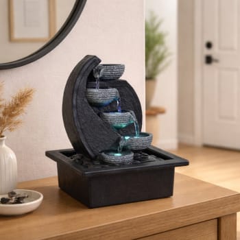 Handgefertigte Gartenfigur – Meditierende Katze/Hund Aus Kunstharz | Zen-Deko Für Innen & Außen, 12x6x8 Cm