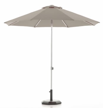 Sunny - Toile de rechange marron pour parasol rond 250cm