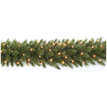 Forest frosted - Weihnachtsgirlande mit LED-Beleuchtung L180