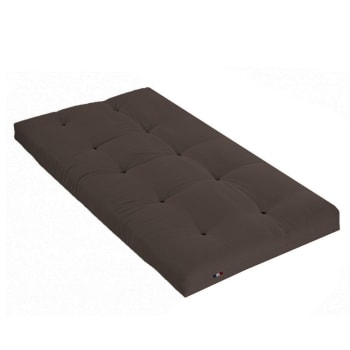 Futon latex - Matelas futon Latex Chocolat 90x190