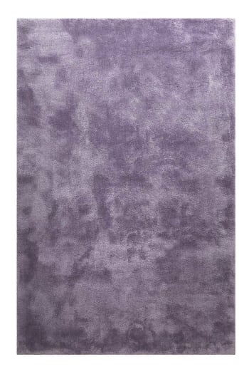 Pisa - Alfombra de pelo largo extrasuave tonos violetas 200x290