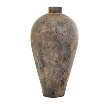 Corvo - Vase en terre cuite 80x40cm brun