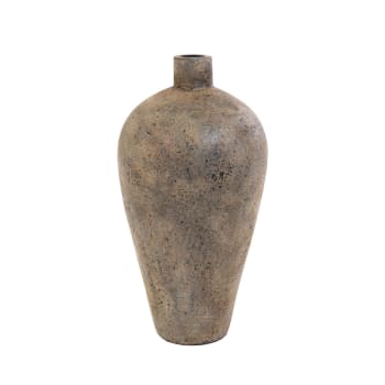 Corvo - Vase en terre cuite 60x32cm brun