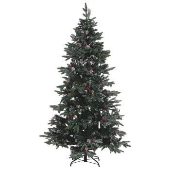 Denali - Albero di Natale innevato verde 210 cm