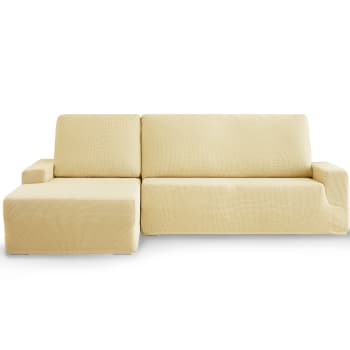 MONACO BIELÁSTICA - Funda de sofá chaise longue izquierda (240-280) beige