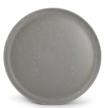 FORMA - Assiette plate 27cm gris - Lot de 4