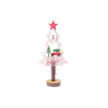 Sapin de Noël avec décoration LED 150 cm noir IKOLA
