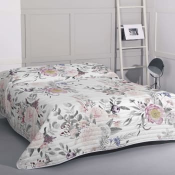 Delicate bouquet - Colcha 100% algodón multicolor 240x260 cm (cama 135/140/150)