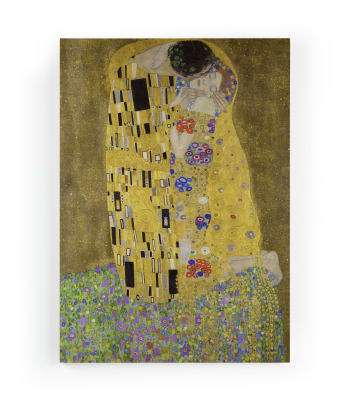 KISS - Peinture sur toile 60x40 imprimé HD baiser