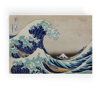 WAVE - Peinture sur toile 60x40 imprimé HD vagues