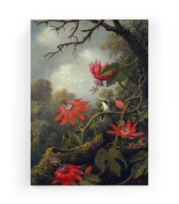 PASSION FLOWER - Peinture sur toile 60x40 imprimé HD fleur de la passion