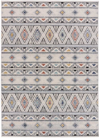 MABEL - Tapis etnique de style vintage multicolore, 120X170 cm