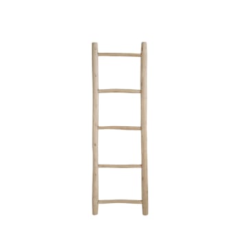 Teak ladder - Echelle décorative en bois H150cm naturel