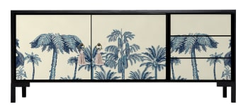 Mobile TV 2 Ante 3 Ripiani 57x139x36 cm in MDF Piccadilly Bianco