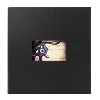 Studio - Album photo traditionnel noir 60 pages 300 photos 10x15
