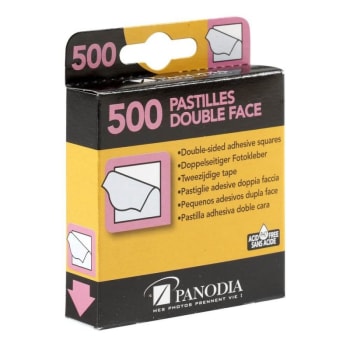 Accessoires - Boîte de 500 pastilles adhésives double-face