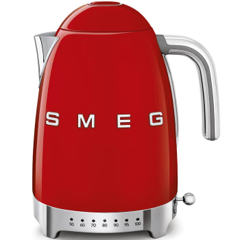 Années 50 - Bouilloire à température réglable 1,7L rouge Smeg