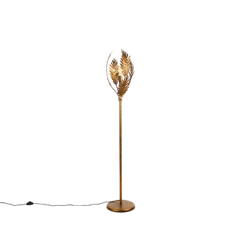 Botanica - Lampadaire en acier doré/laiton