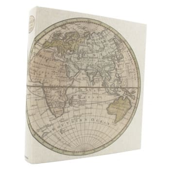 Map monde - Album photo traditionnel Map Monde 600 photos 10x15 cm