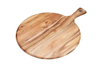 Tabla de paddle para servir de madera de acacia marrón