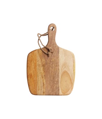 Tabla de paddle para servir de madera de mango marrón