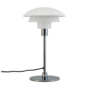 Morph - Lampe de Table en métal blanc mat et chrome