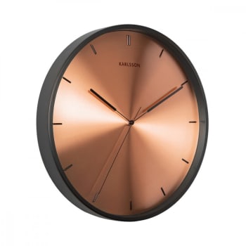 FINESSE - Horloge cuivrée diam 40cm