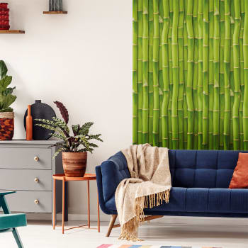 Sticker effet papier peint bambou de sumatra 60x60cm