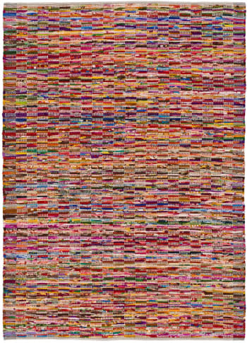 REUNITE - Tapis recyclé de style ethnique multicolore, 150X220 cm