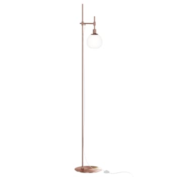 Lampada da tavolo LED 'Marija' dimmerabile (Moderno) colore Argento, in Metallo ad es. Soggiorno & Sala da pranzo (1 luce, lampadina inclusa) di Lucande | lampada da tavolo LED