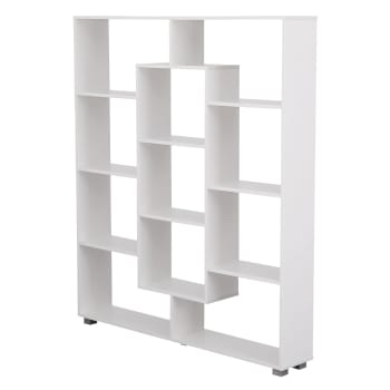 Emily - Libreria multiforme a 11 ripiani bianco EMILY