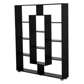 Emily - Libreria multiforme a 11 ripiani nero EMILY