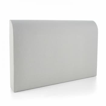Masha - Tête de lit en tissu gris clair 140 cm