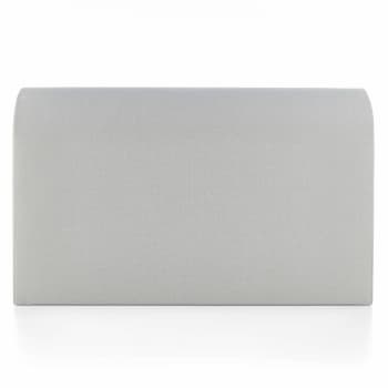 Masha - Tête de lit en tissu gris clair 160 cm