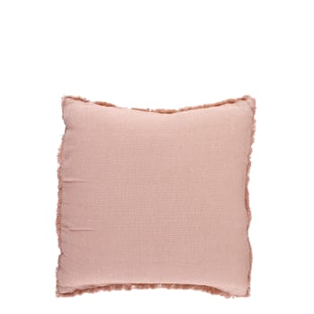 Berkeley - Cojín de algodón orgánico rosa 45x45