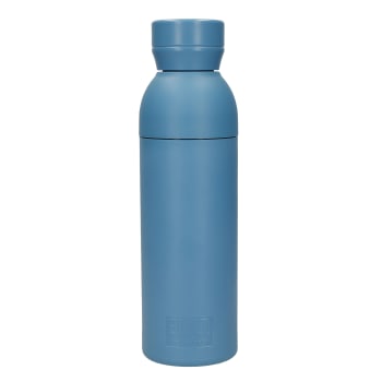 Botella isotérmica de 500ml en plástico reciclado azul