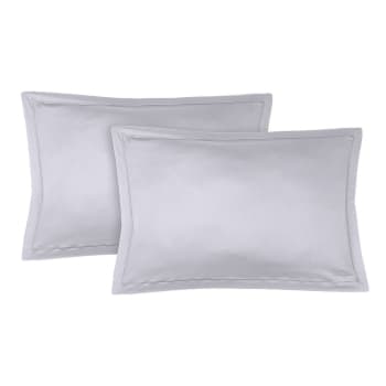 Tillskuch Set di 4 federe per cuscini in lino con scritta in lingua