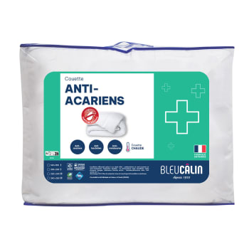 Antiacarien sanitized - Couette légère 200x200 blanc en polyester