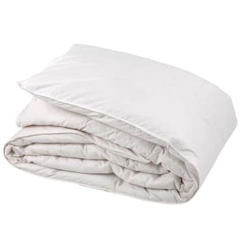 ÉTÉ - Couette naturelle légère duvet d’oie et coton bio 260x240cm