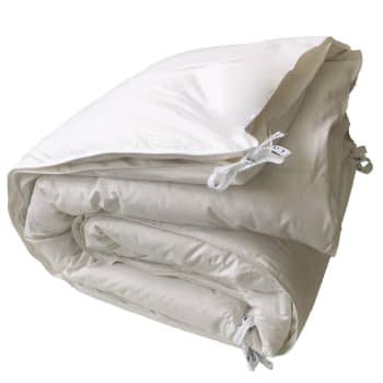 4 SAISONS - Couette naturelle 2 en 1 duvet d’oie et coton bio king size 300x250