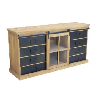 Credenza industrial in legno di mango INDUSTRIAL FRAME