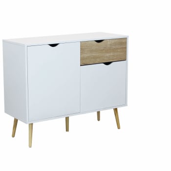 LYNCOHOME Cassettiera con cassetti in tessuto, credenza con 9 cassetti in  tessuto, cassettiera per cucina, ufficio, corridoio, TV con cassetti