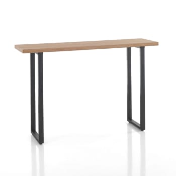 BRED - Tavolo alto effetto legno finitura rovere cm. H.105 x P.45 x L.160