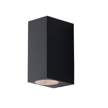 Aplique De Exterior LED Cuadrado De Aluminio Acabado Negro 14W 4000K IP54