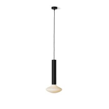 PENDEL TUBOSA - Lampada a sospensione in alluminio nera G155