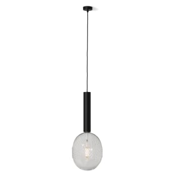 PENDEL TUBOSA - Lámpara colgante de aluminio negro
