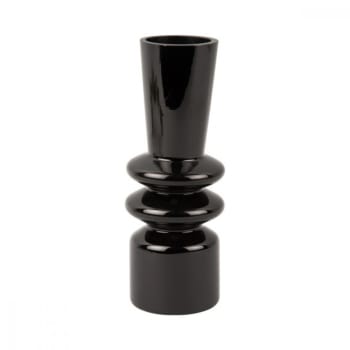 Sparkle - Vase soliflore verre noir H20cm