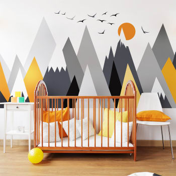 PVC Stickers muraux pour chambre à coucher Living Wall Chambre Décorations  pour les enfants et les garçons Gir Multicolore