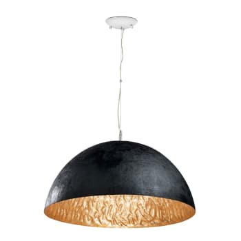 Qazqa big_cage - Lampada da terra Design - 3 luce - L 30 cm - Nero - Design - Soggiorno I Camera da letto